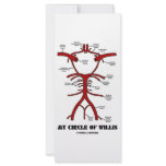My Circle Of Willis (Arteries Anatomical Humour) rack cards