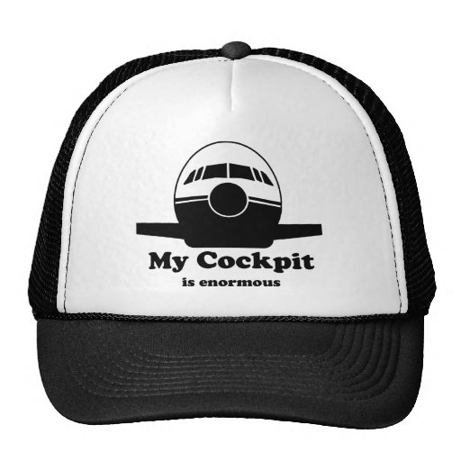 My Cockpit Is Enormous Mesh Hats