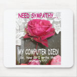 MY COMPUTER DIED AND I NEED SYMPATHY