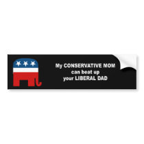 My conservative mum can beat up your liberal dad