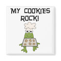 My Cookies Rock Tshirts and Gifts magnets