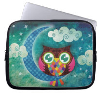 My Crescent Owl Laptop Sleeve laptop sleeves