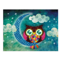 My Crescent Owl Postcards