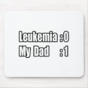 My Dad Beat Leukaemia (Scoreboard) mousepads