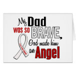 My Dad Is An Angel Lung Cancer Greeting Card