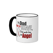 My Dad Is An Angel Lung Cancer Mugs