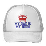 My Dad Is My Hero Mesh Hats