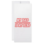 My Dad Is My Hero rack cards