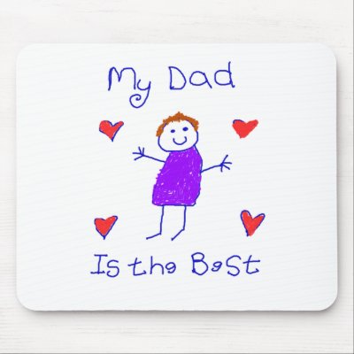My Dad is the Best Mousepad by ChocolateJava