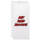 My Dad Rocks rack cards