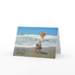 My Dad Rocks! Sand Writing Fun on the Beach Cards