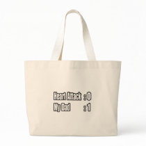 My Dad Survived a Heart Attack Canvas Bags