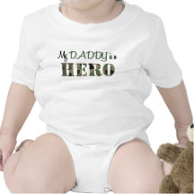 My DADDY is a HERO T-shirts