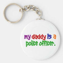 My Daddy Is A Police Officer 1 (Primary) Key Chain
