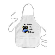 My Daddy Is A Police Officer Apron
