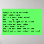 My Daddy Poster