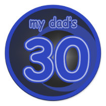 My Dad's is 30