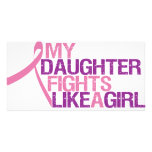 my daughter fights like a girl photo cards