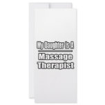 My Daughter Is A Massage Therapist rack cards