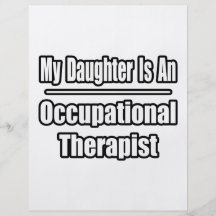 My Daughter Is An Occupational Therapist Personalized Flyer