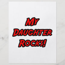 My Daughter Rocks Full Colour Flyer
