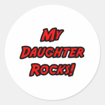 My Daughter Rocks Sticker