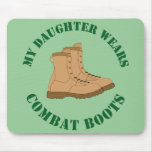 My Daughter Wears Combat Boots - Pad mousepads