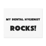 MY Dental Hygienist ROCKS! postcards