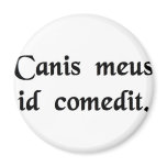 My dog ate it. magnets