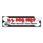 My dog Digs Fundraising Bumper Sticker bumper stickers