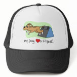 My Dog Loves Flyball hats