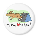 My Dog Loves Flyball magnets