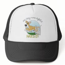 My Dog Runs Agility Naked Hat