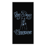 My Dog Uranus Photo Card photo cards