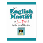 My English Mastiff is All That! Post Cards