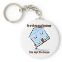 My ex-wife was a good housekeeper keychains