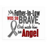 My Father-In-Law Is An Angel 1 Brain Cancer Postcard