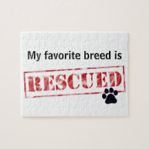 My Favourite Breed Is Rescued Jigsaw Puzzles