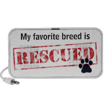 My Favourite Breed Is Rescued Mini Speakers