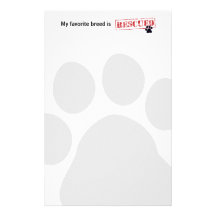 My Favourite Breed Is Rescued Personalised Stationery