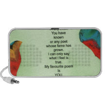 my favourite poem travelling speaker