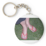 MY FEET IN THE GRASS keychains