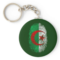 My fingerprint is 100% Algerian Tees and gear Keychains