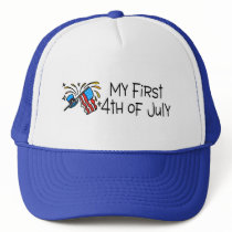My First 4th Of July Mesh Hat