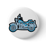My First Blue Motorcycle buttons