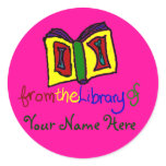 My First Bookplate - Hot Pink stickers