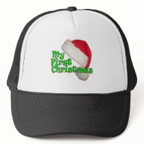 My First Christmas Trucker Hat