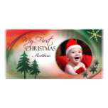 My First Christmas Photo Card Template