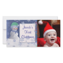 My First Christmas Photo Card Template