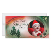 My First Christmas Photo Card Template